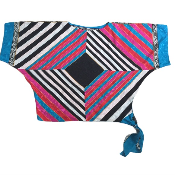 La Chemies Vintage 80s Oversized Batwing Top - Picture 6 of 9